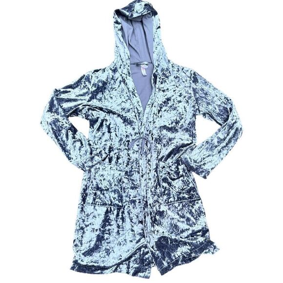 XHILARATION Velvet Sleepwear Robe Size M/L - Picture 1 of 5